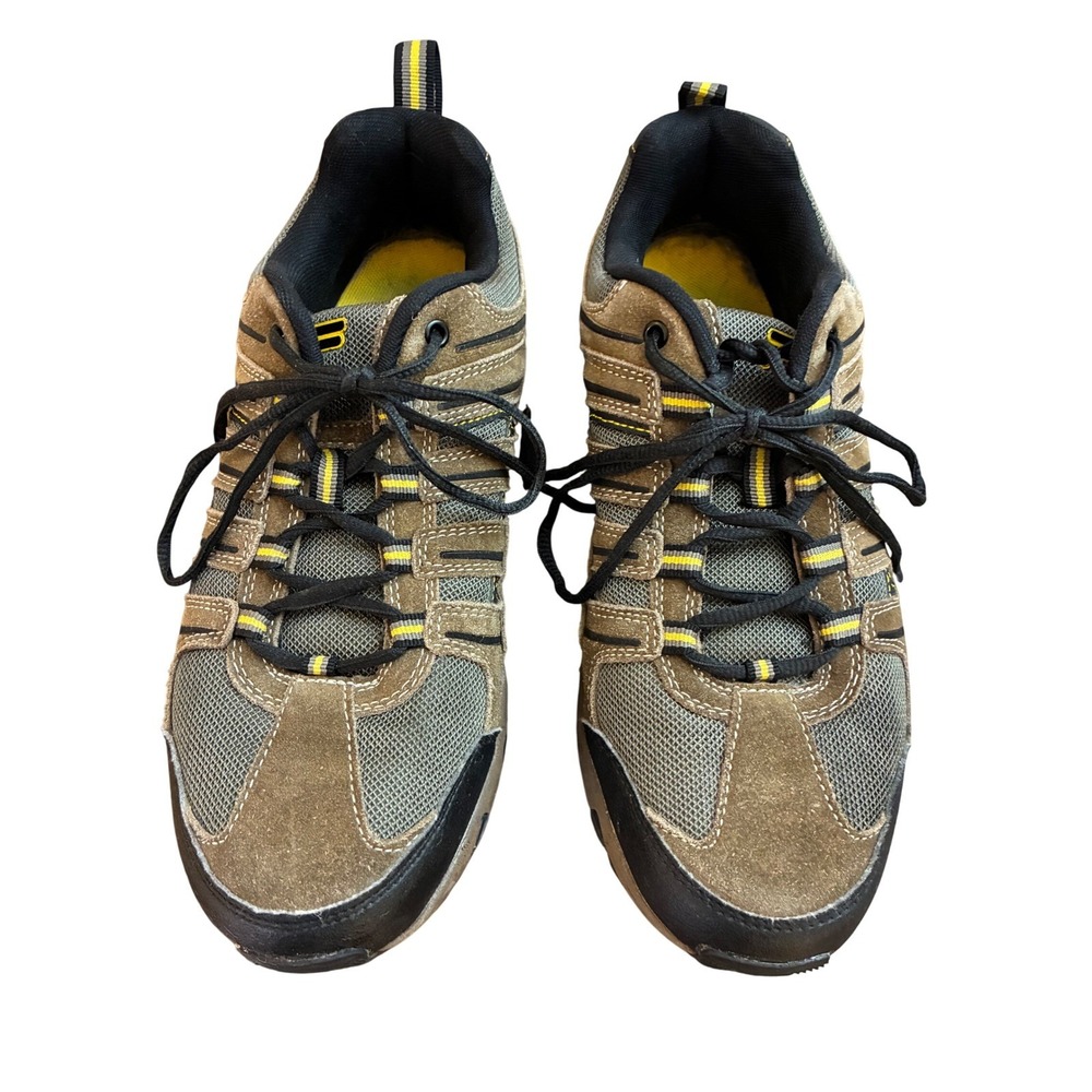 Fila Mens Hiking Shoes Brown Suede Mesh Trail Sneakers 1SH40198-248 Size 10